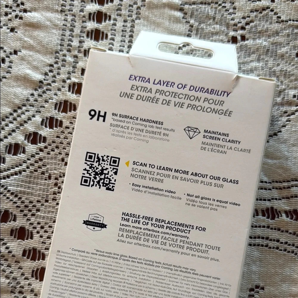 OtterBox Alpha Glass Screen Protector for iPhone 14 Pro Max - Clear